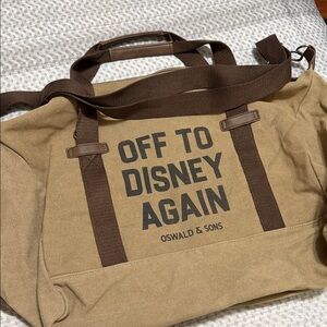 Off To Disney Again Travel Bag